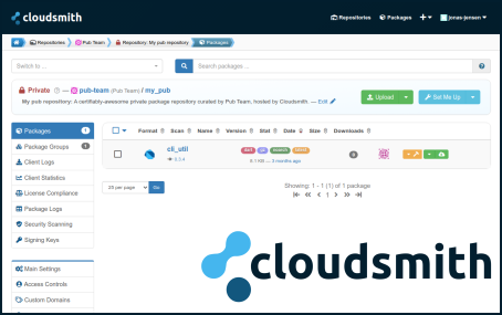 Hosting a private Dart package repository